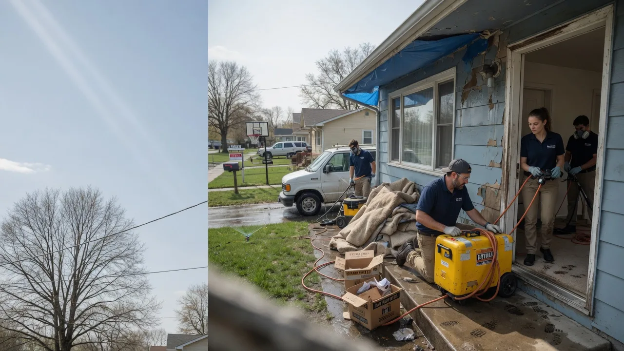 Basement Flood Cleanup in Paden, OK near me
